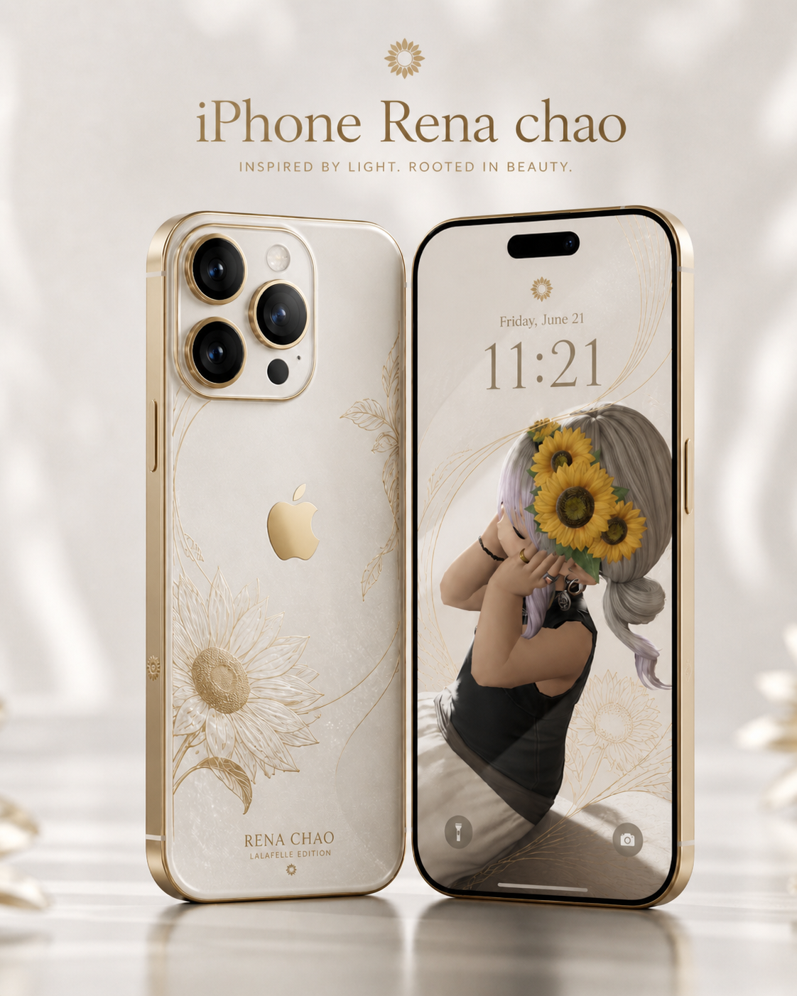Rena Nidnel モチーフのiPhoneコンセプト